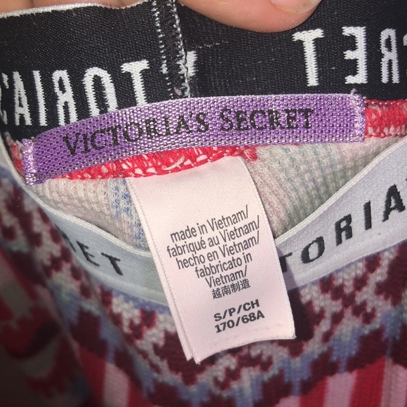 Victoria’s Secret Womens sleep in lounge wear leggings Aztec print size small - Picture 5 of 8